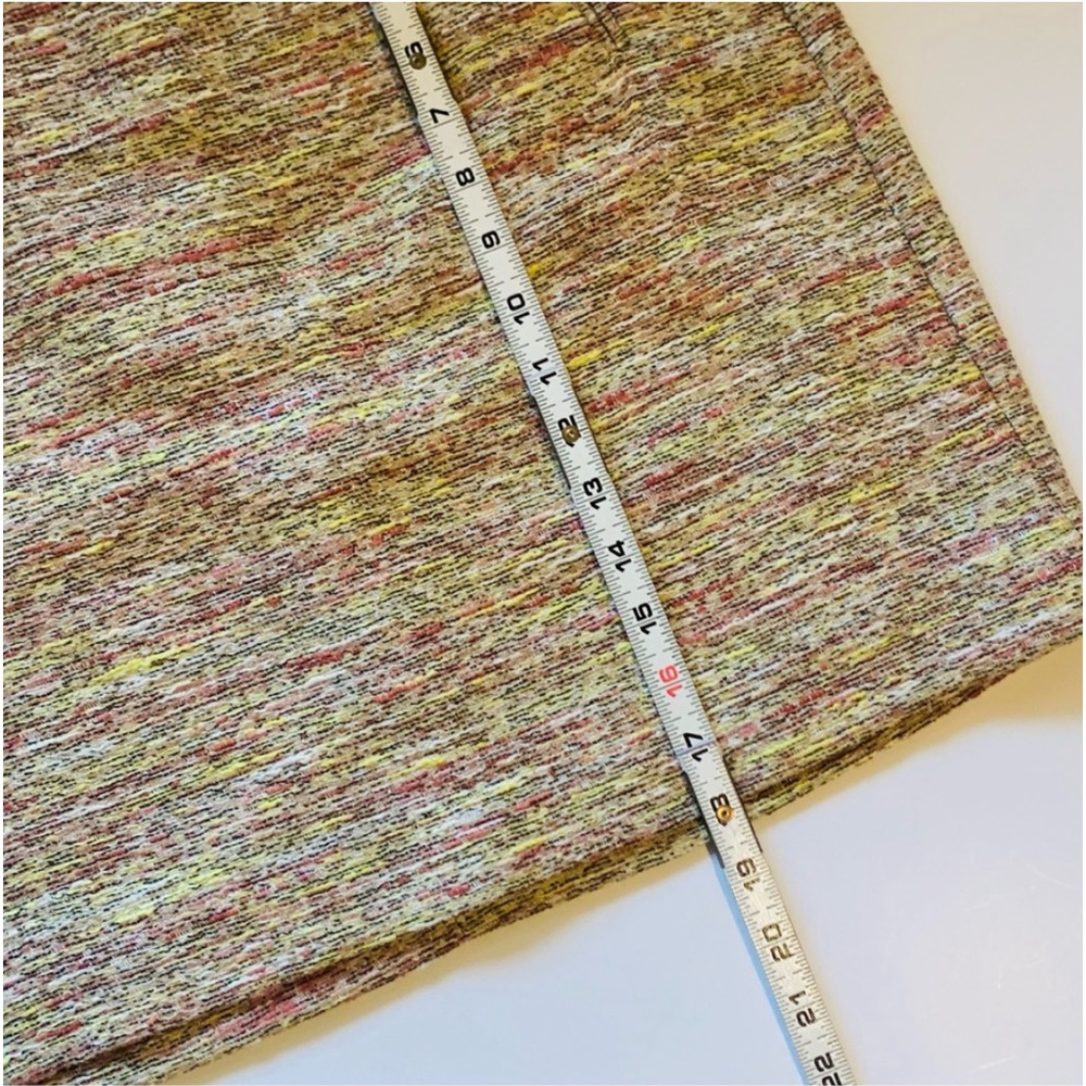 Ann Taylor Loft Multi Color Tweed Pocket Shift Skirt Size 6 Clueless Preppy - Picture 9 of 13